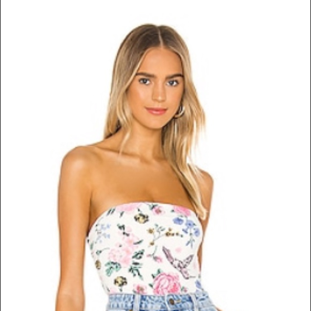 Superdown Kim Strapless Bodysuit